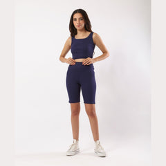 Purple ribbed 2-piece set - Sporty Pro