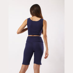 Purple ribbed 2-piece set - Sporty Pro