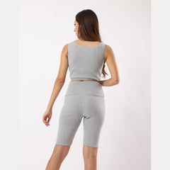 Light grey ribbed 2-piece set - Sporty Pro
