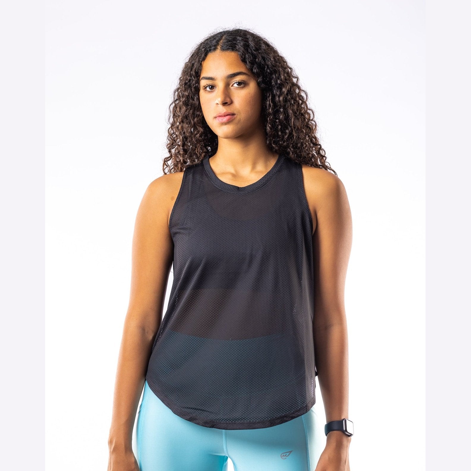 Lightweight Tank Top in Black - Sporty Pro