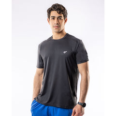 Regular Fit T-shirt in Black - Sporty Pro