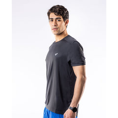 Regular Fit T-shirt in Black - Sporty Pro