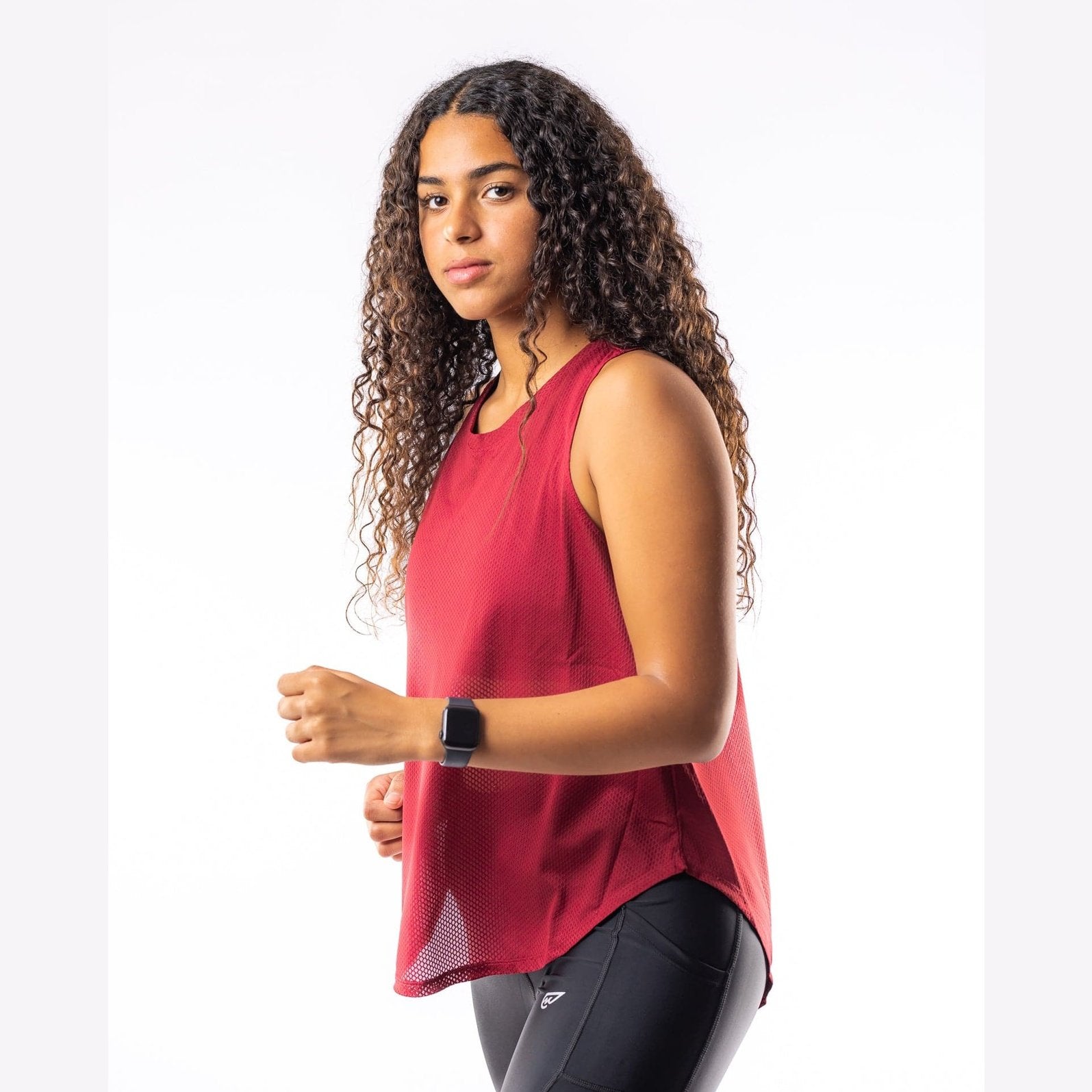 Lightweight Tank Top in Burgundy - Sporty Pro