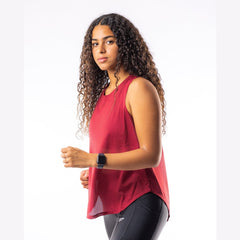 Lightweight Tank Top in Burgundy - Sporty Pro