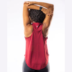 Lightweight Tank Top in Burgundy - Sporty Pro
