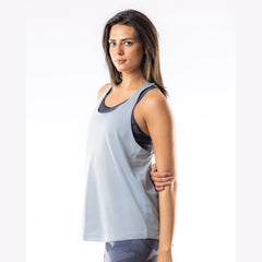 Smoke Show Racerback in Celestial Blue - Sporty Pro