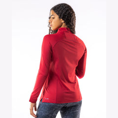 Quick Dry Quarter Zipper in Red - Sporty Pro