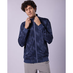 Geo Blue Track Top - Sporty Pro