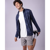 Geo Blue Track Top - Sporty Pro