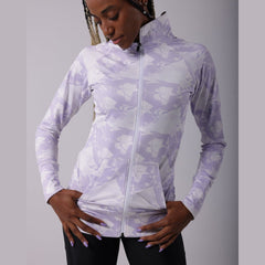 Purple Marble Track Top - Sporty Pro
