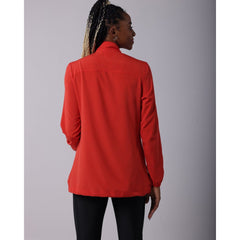 Red Half Zipper Wind Breaker - Sporty Pro