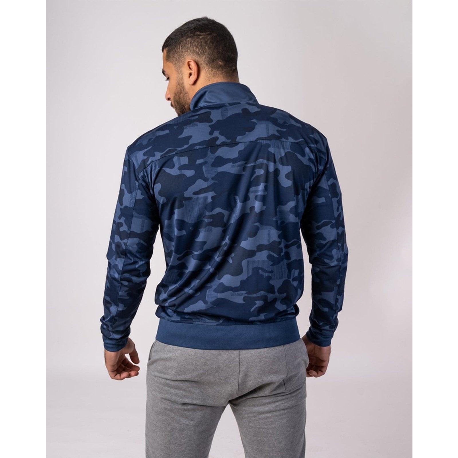 Blue Camo Track Top - Sporty Pro