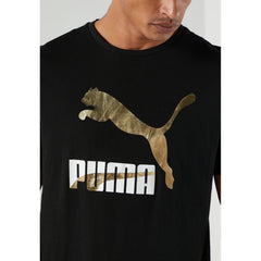 Classics Logo Tee (S) Puma Black - Sporty Pro