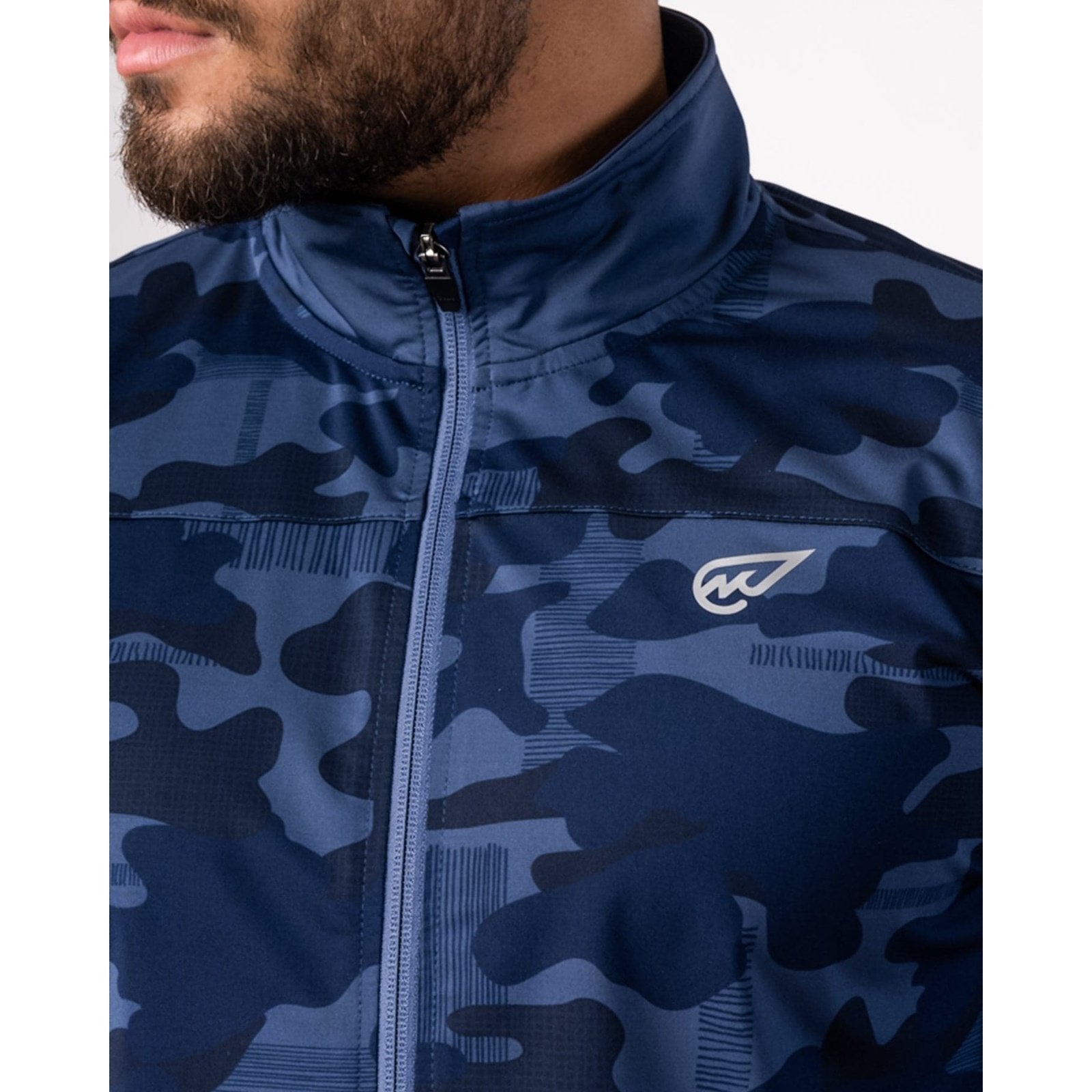 Blue Camo Track Top - Sporty Pro