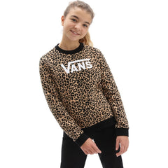 Vans Girls Leopard Crew