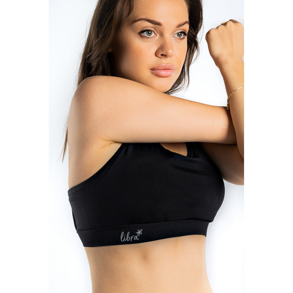 Black Compression sports bra - Sporty Pro