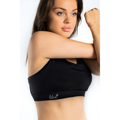 Black Compression sports bra - Sporty Pro