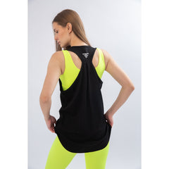 Black Sleeveless Training Tank Top