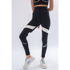 Black Piping Color Block Leggings