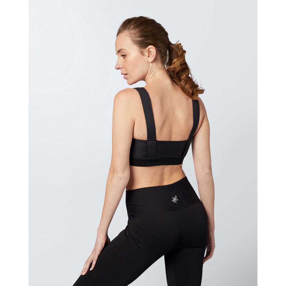 Libra Logo Sports Bra- Black - Sporty Pro