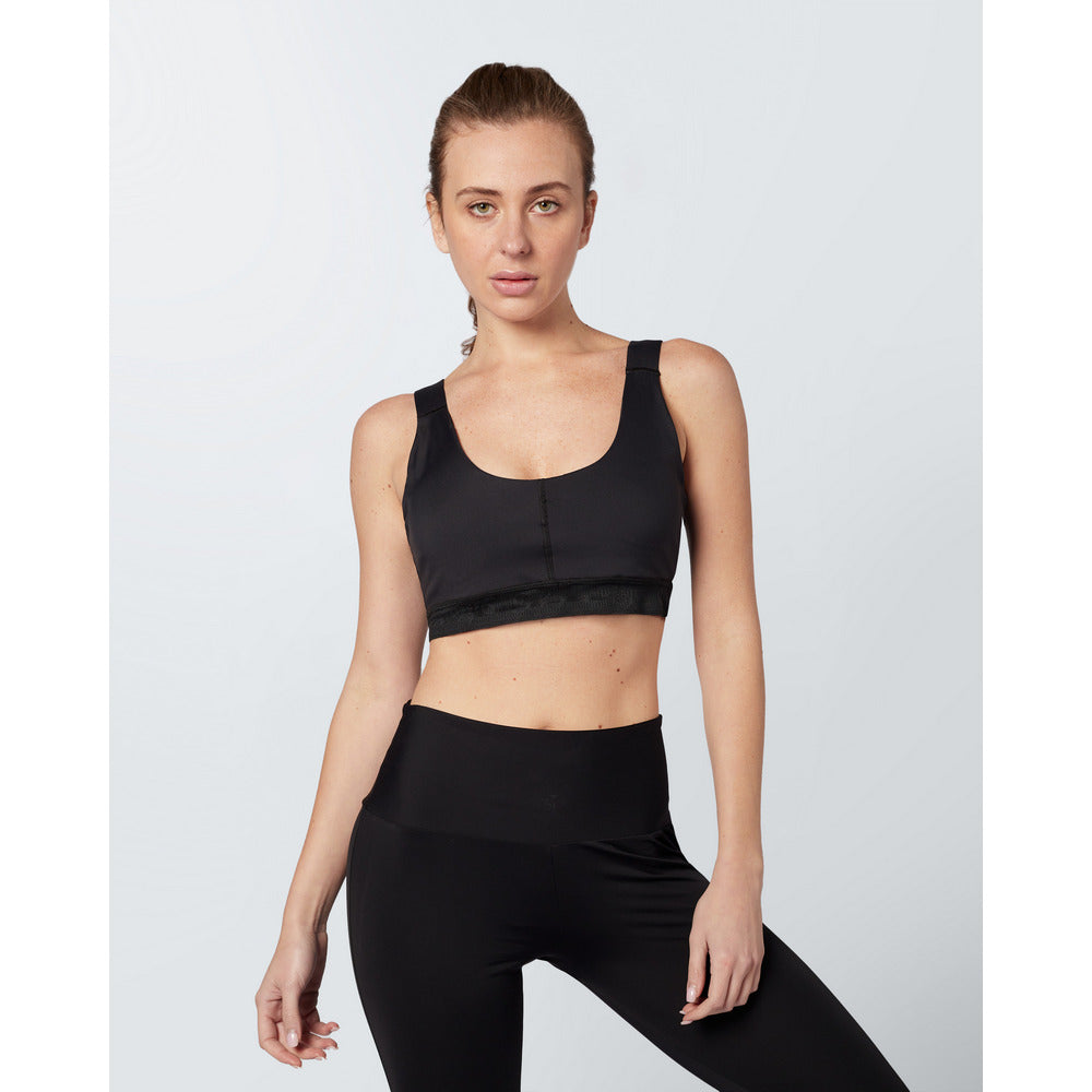 Libra Logo Sports Bra- Black - Sporty Pro