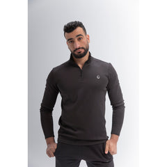 Quarter Zipper Black - Unisex - Sporty Pro