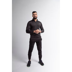 Quarter Zipper Black - Unisex - Sporty Pro