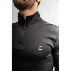 Quarter Zipper Black - Unisex - Sporty Pro