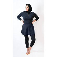 Aqua Belle Black Jumpsuit Swimsuit - Sporty Pro