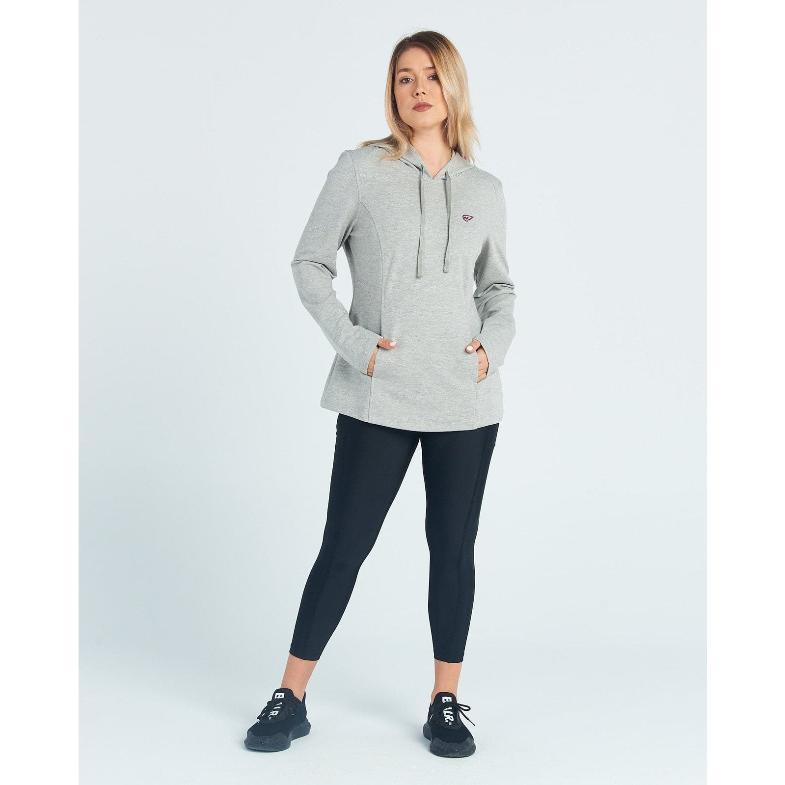 Milton Hoodie in Light Grey - Sporty Pro