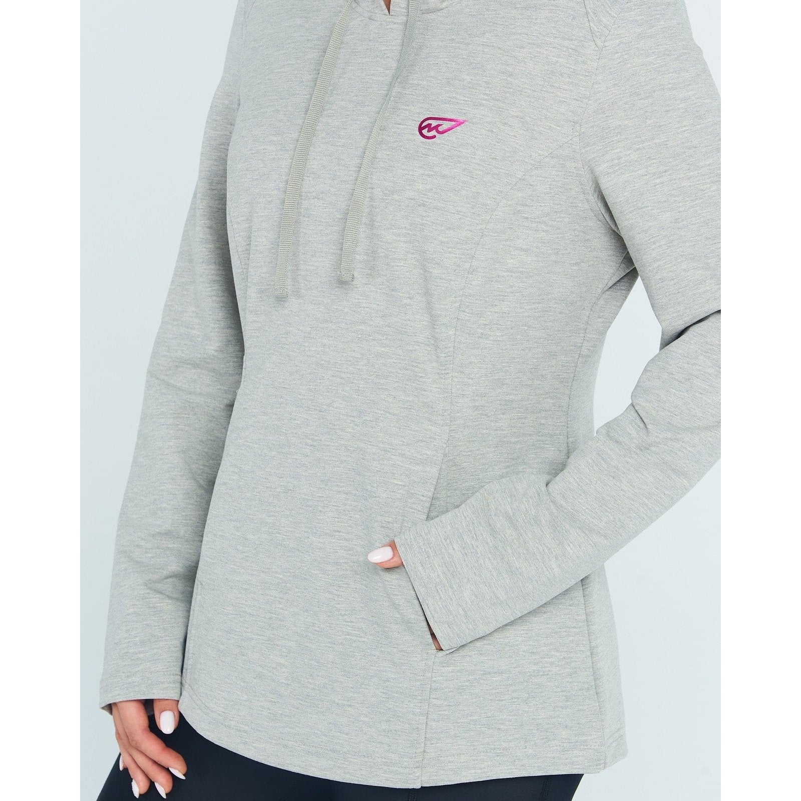 Milton Hoodie in Light Grey - Sporty Pro