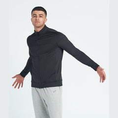 Black Vapour Track Top - Sporty Pro