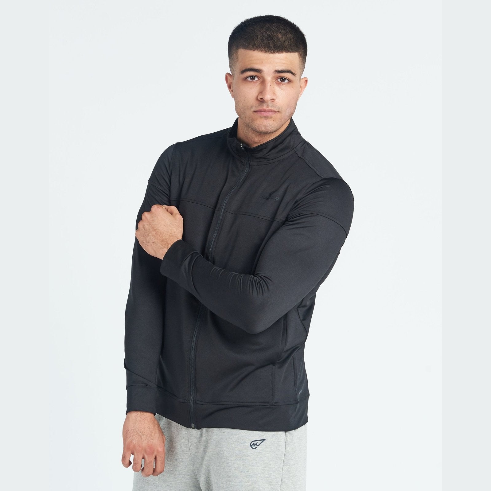 Black Vapour Track Top - Sporty Pro