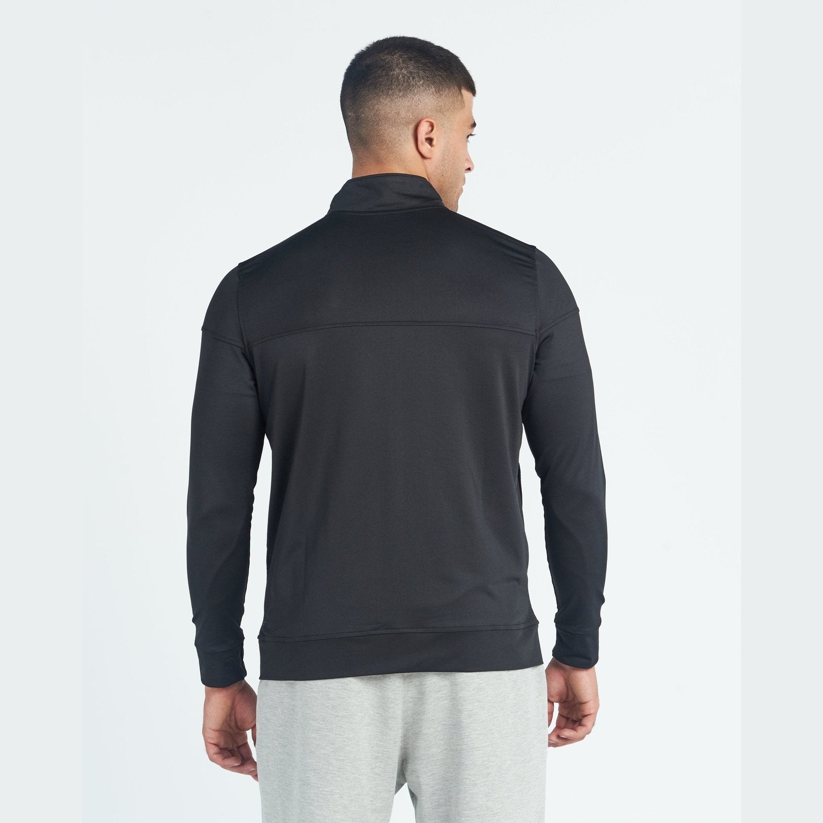 Black Vapour Track Top - Sporty Pro