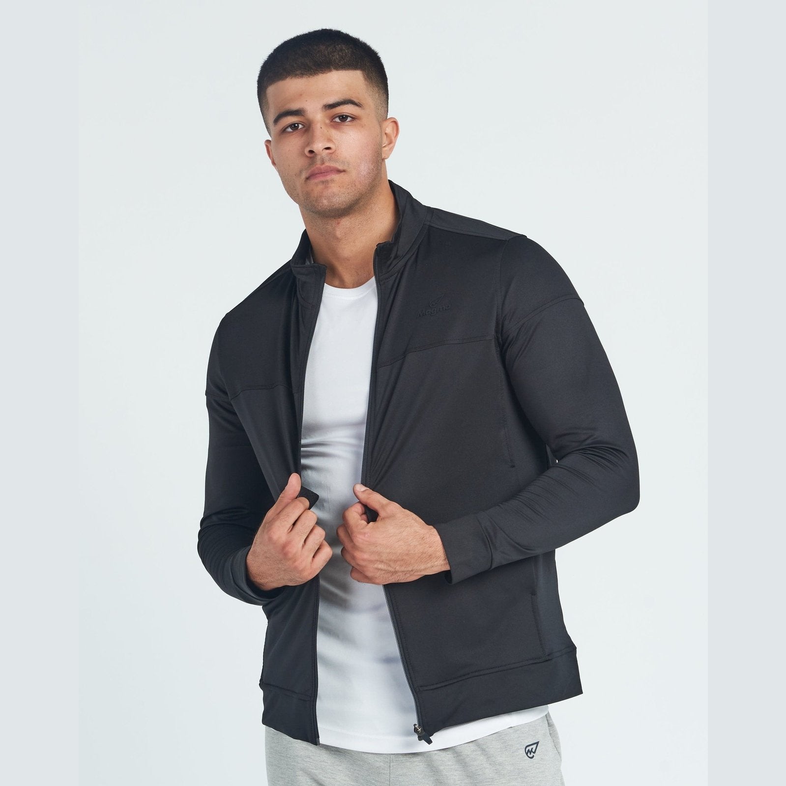 Black Vapour Track Top - Sporty Pro