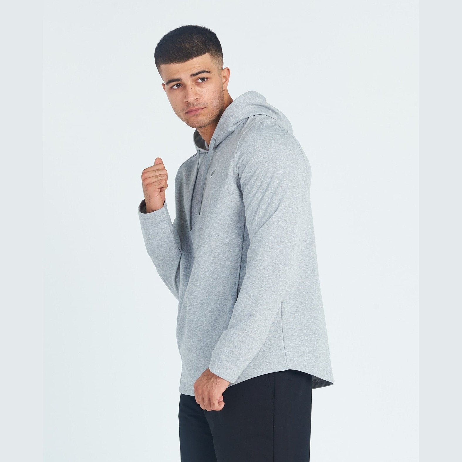 Milton Hoodie in Light Grey - Sporty Pro