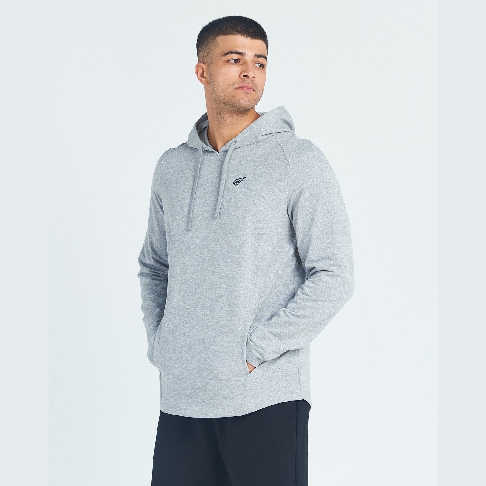 Milton Hoodie in Light Grey - Sporty Pro