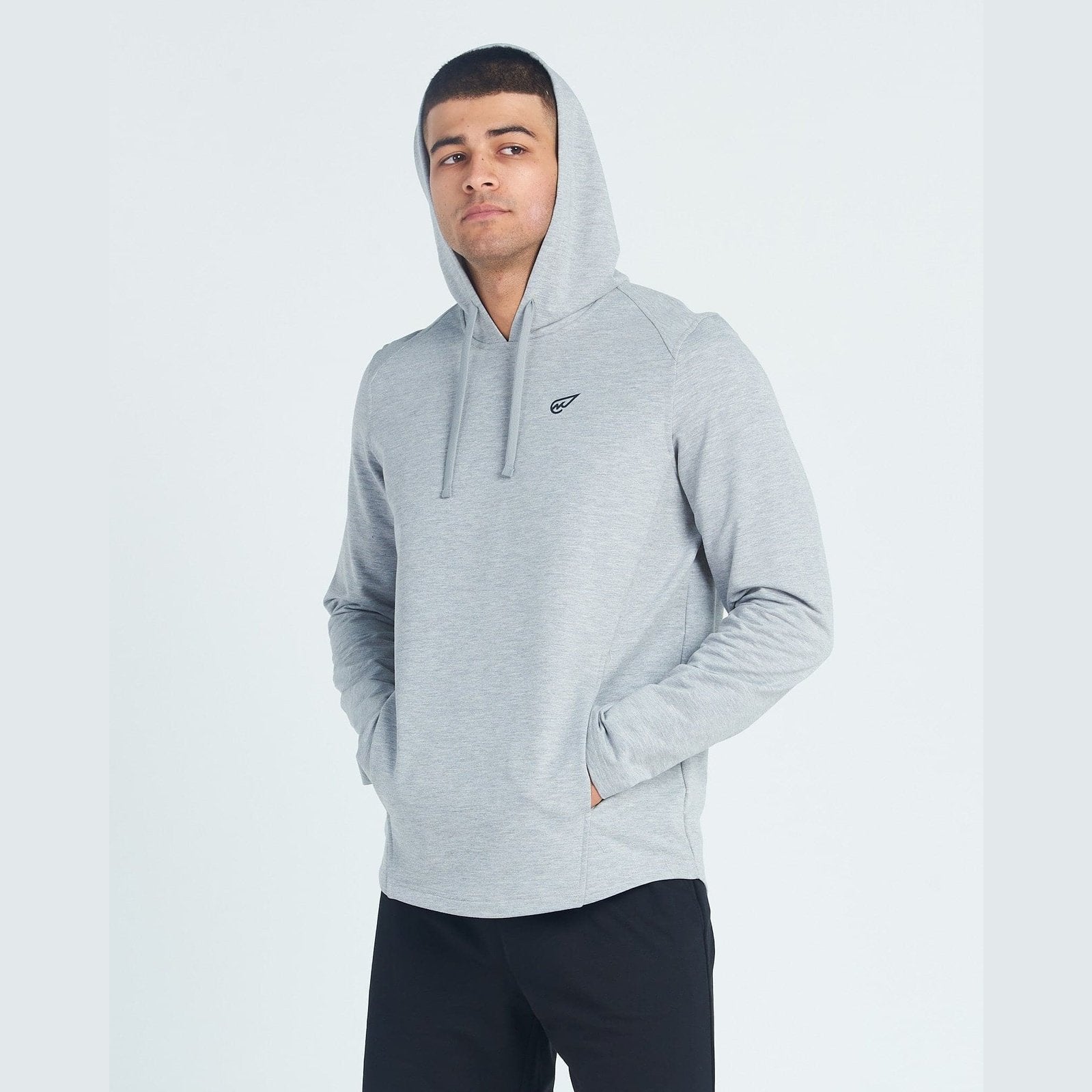 Milton Hoodie in Light Grey - Sporty Pro