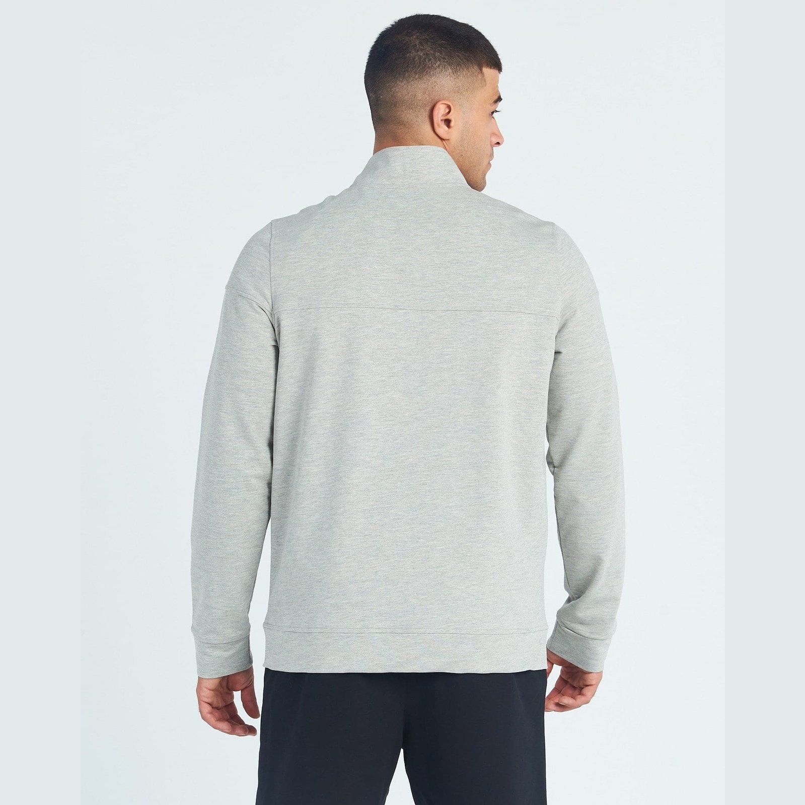 Milton Track Top in Light Grey - Sporty Pro