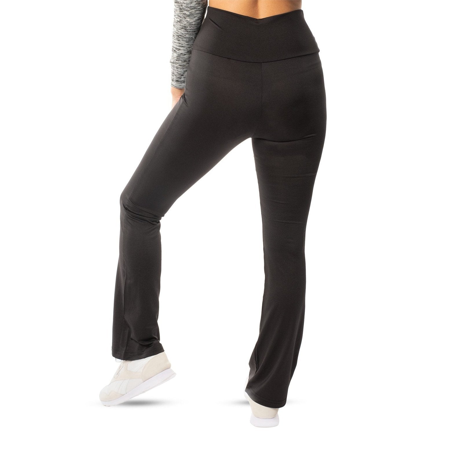 Fit Freak Black Yoga Flare Pants - Sporty Pro