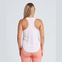 Curve Tank in White - Sporty Pro