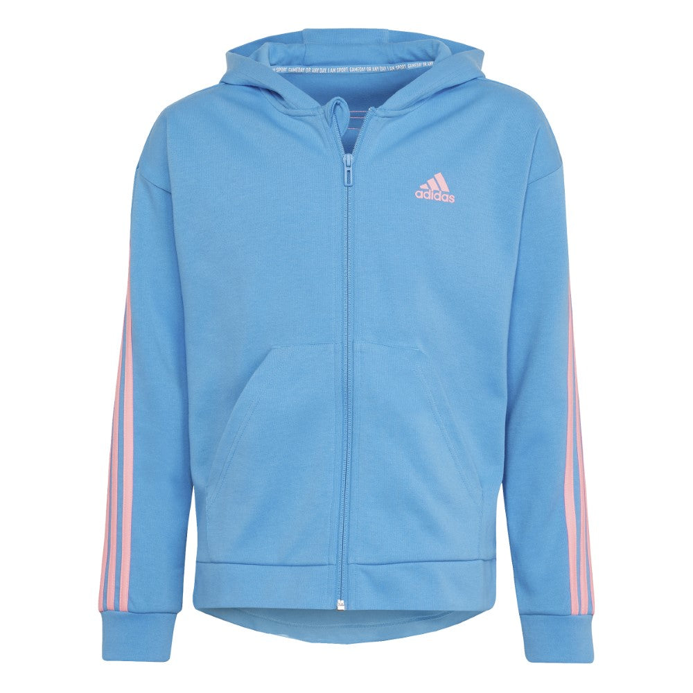 Adidas Girls 3-stripes Full-zip Hoodie G 3S FZ HD - Sporty Pro