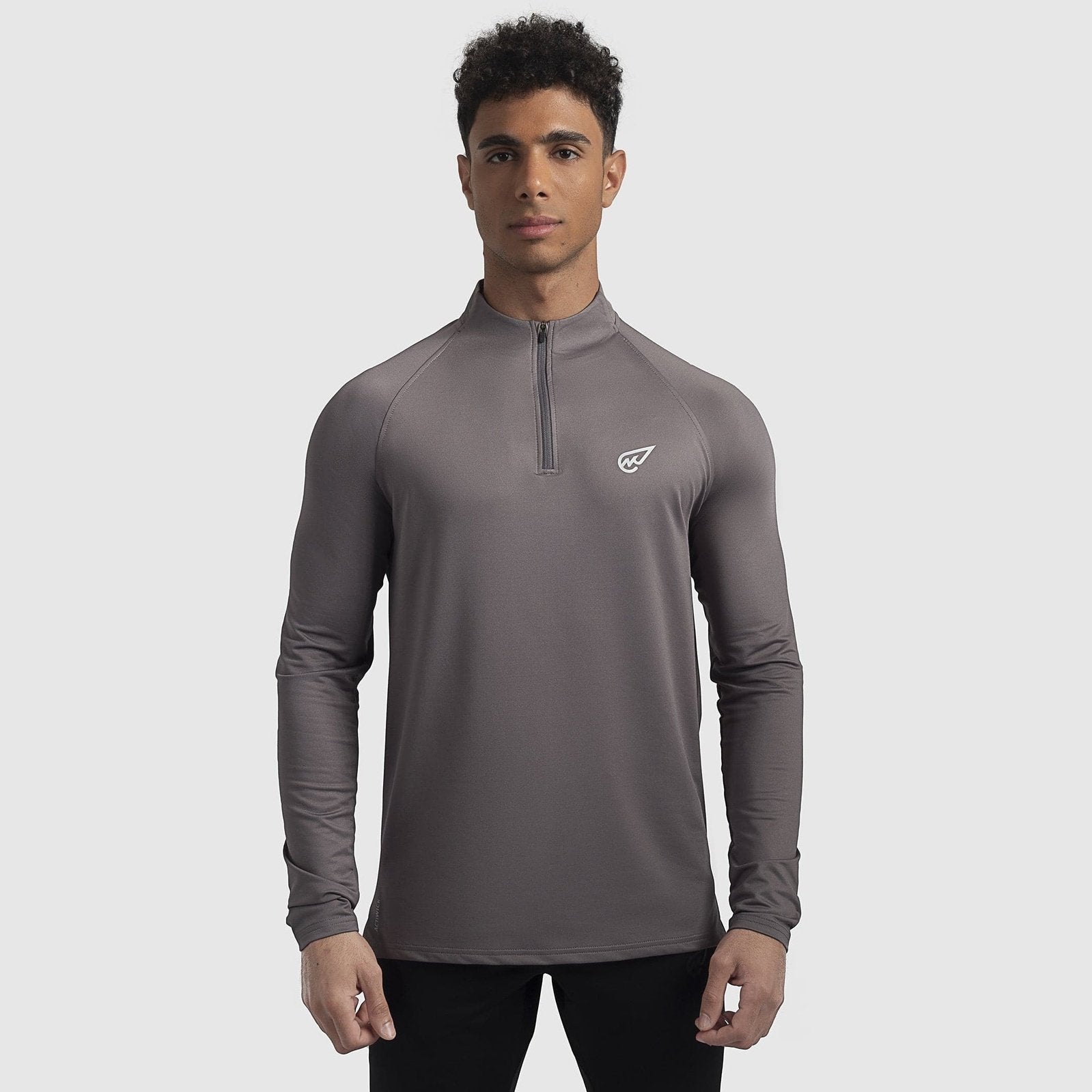 Dark Grey Quarter Zipper - Sporty Pro