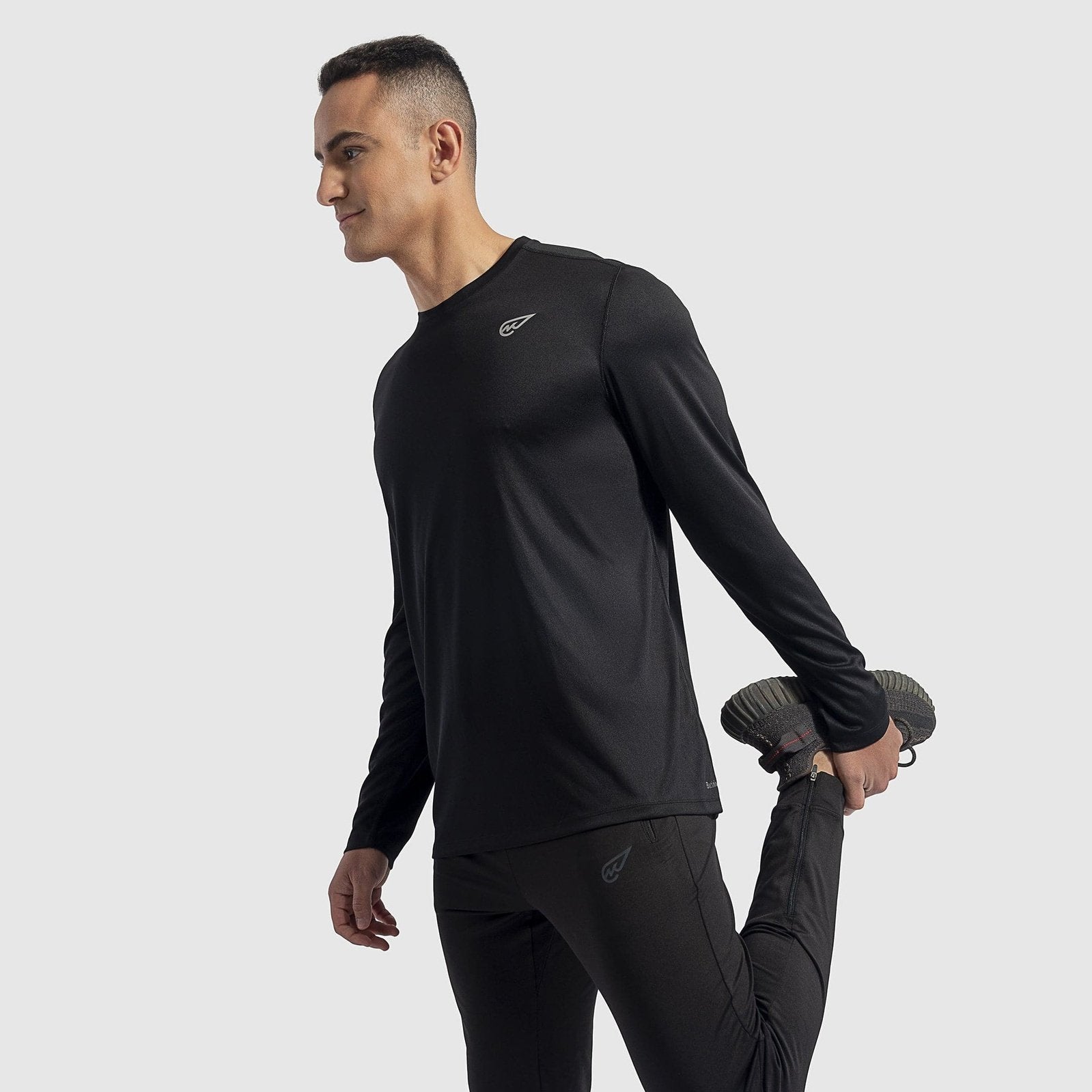 Black Long Sleeve Crew - Sporty Pro