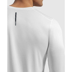 White Long Sleeve Crew
