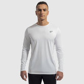 White Long Sleeve Crew