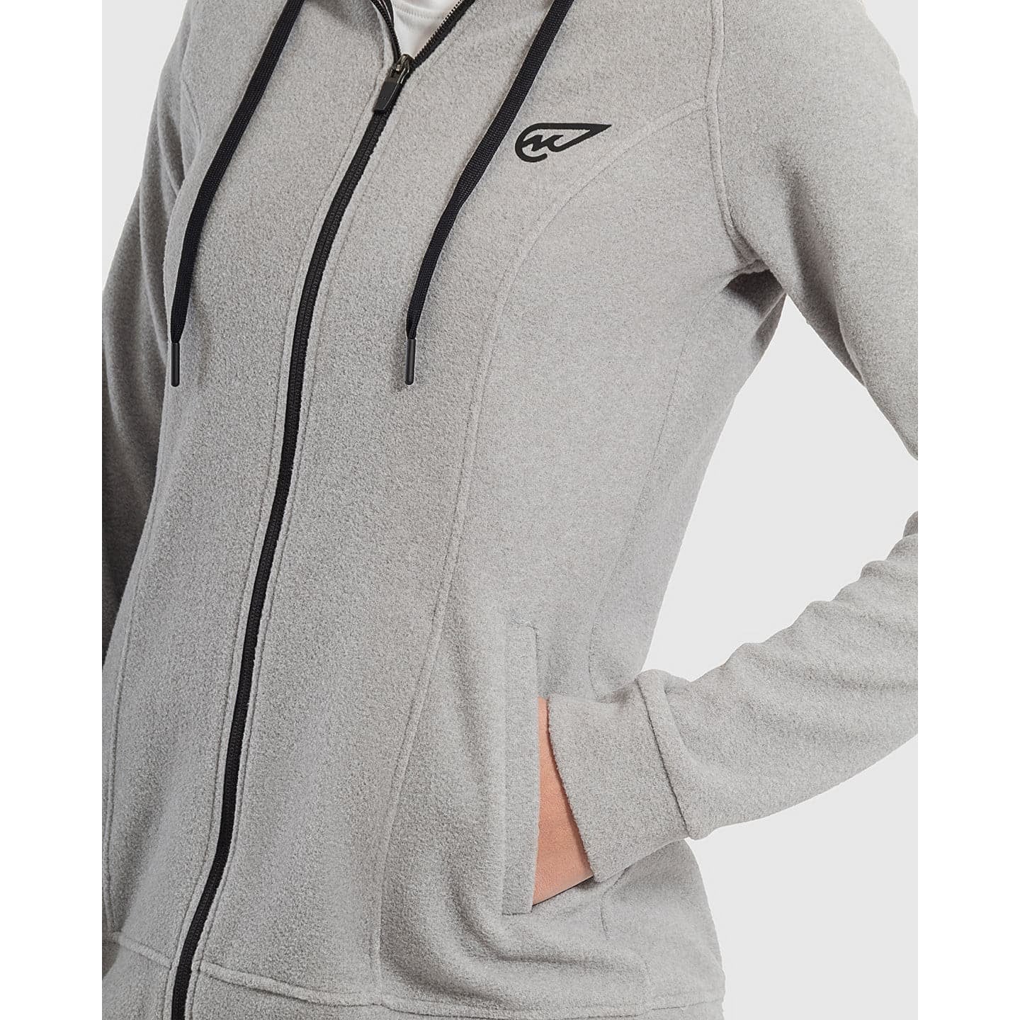 Full-Zip Fleece Hoodie - Sporty Pro