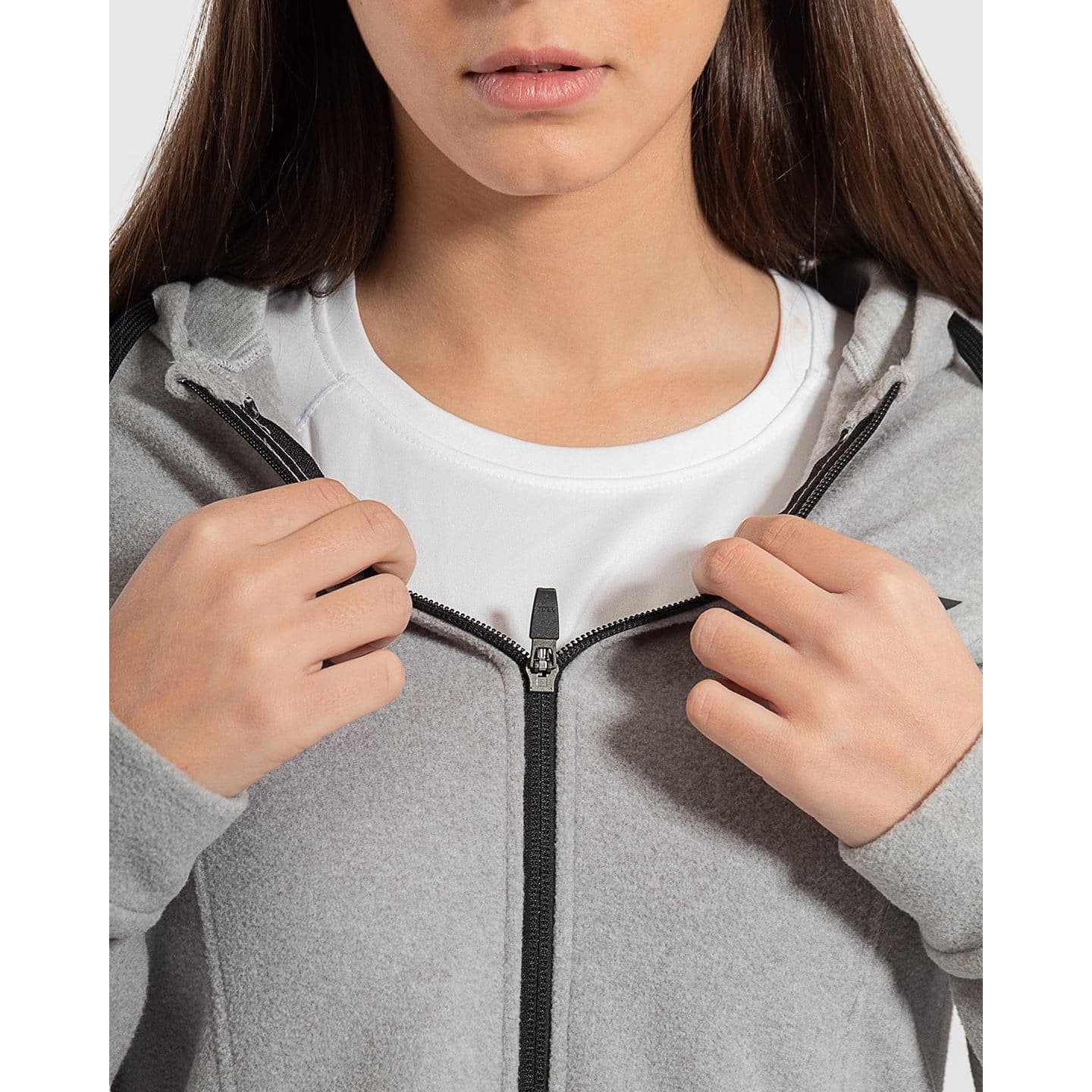 Full-Zip Fleece Hoodie - Sporty Pro