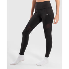 High Waisted Mesh Trim Leggings - Sporty Pro