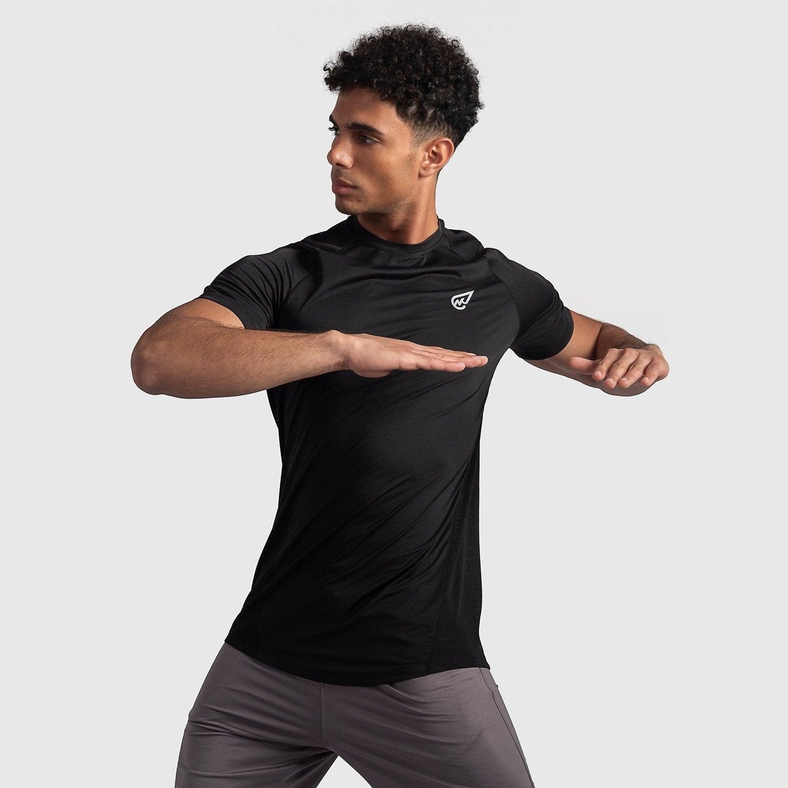 Offence Short Sleeve in Black - Sporty Pro